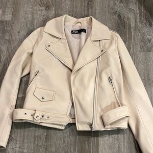 Zara Pink Moto Jacket
